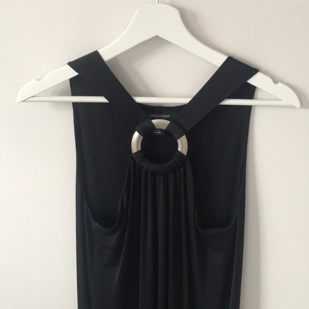 Linda Lundstrom black dress